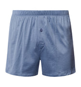 Cotton Sporty Knit Boxer With Button Fly | Dusky Aqua 73505-2586